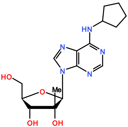 (image for) MC080431 N6-Cyclopentyl-2'-C-methyl-adenosine
